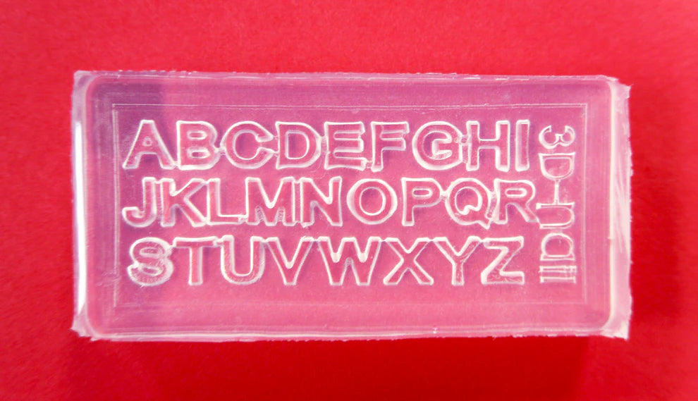 Capitalized Alphabet Mini Mold — Molde de Letras Mayúsculas