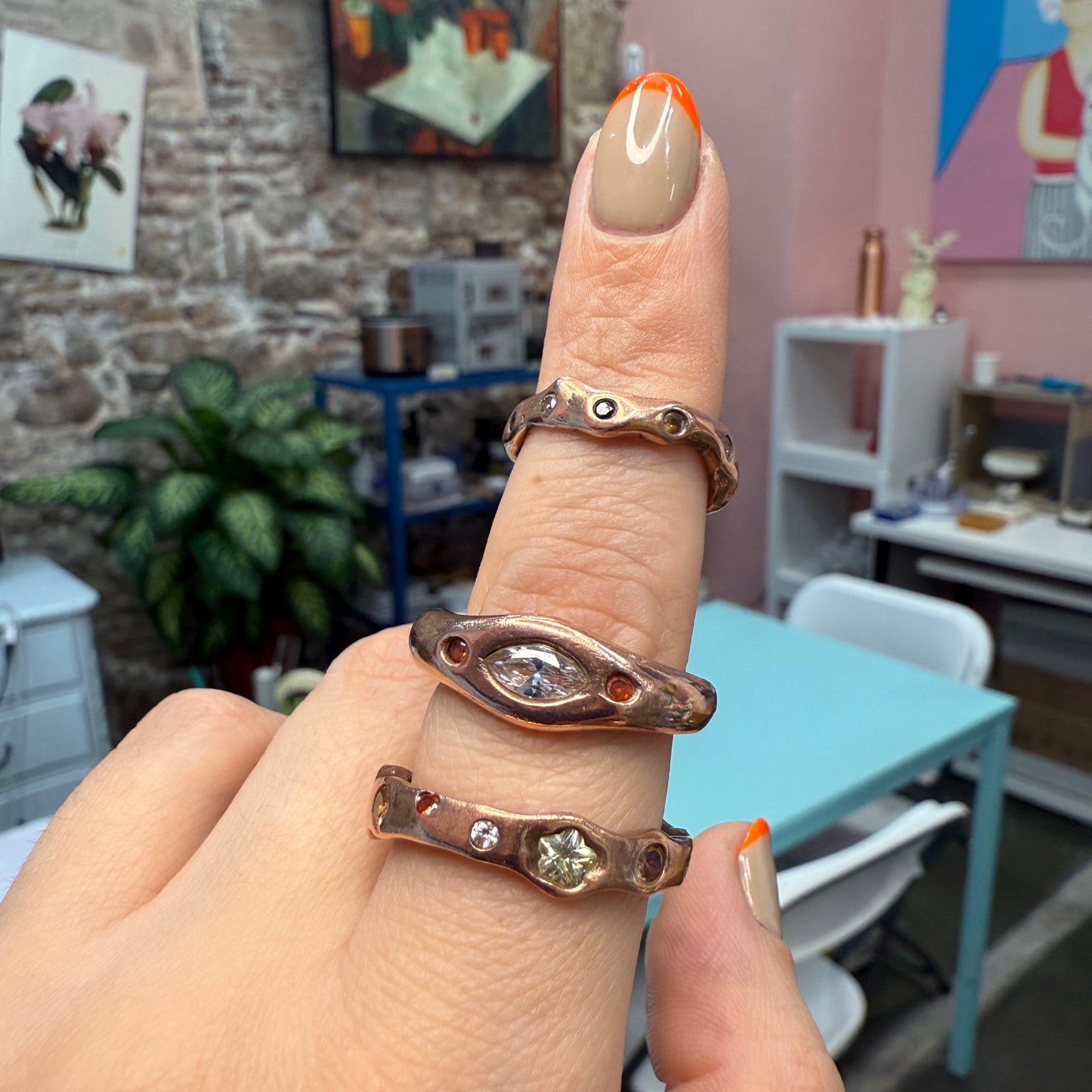 Haz tu propio anillo de metalclay