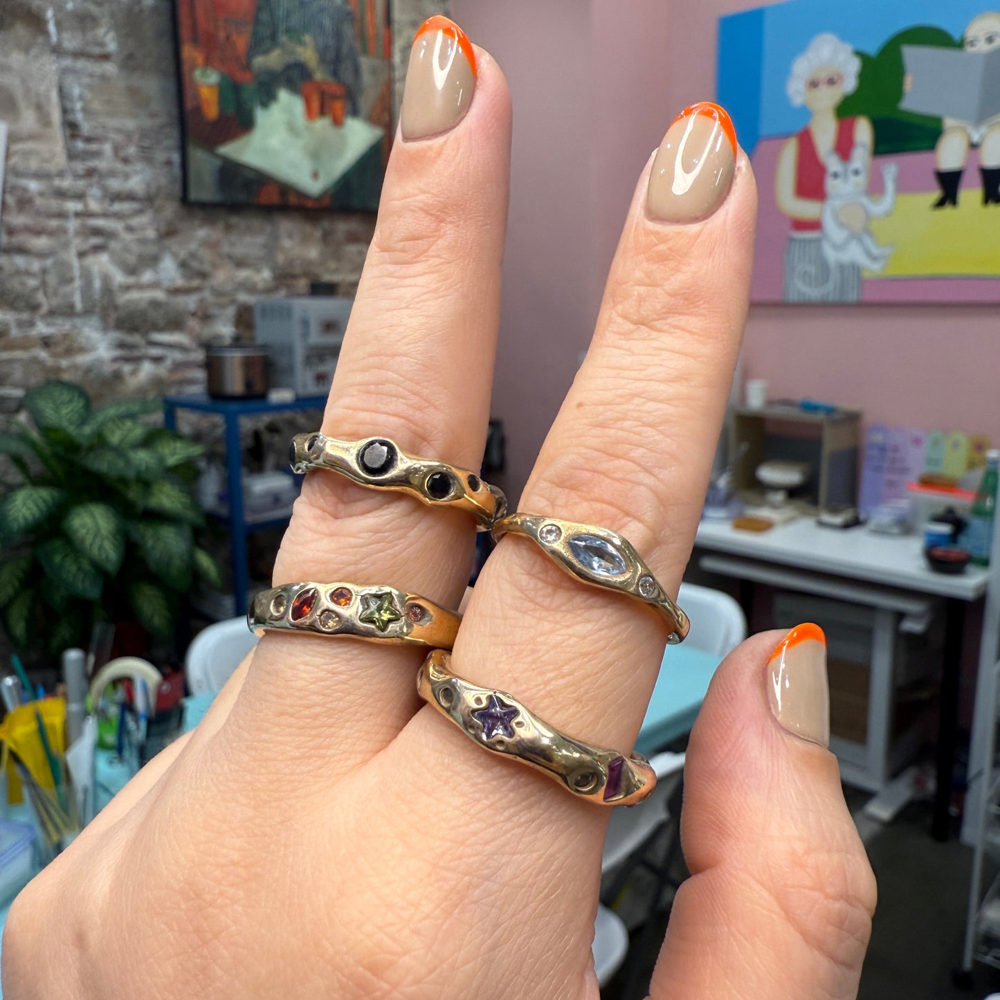 Haz tu propio anillo de metalclay