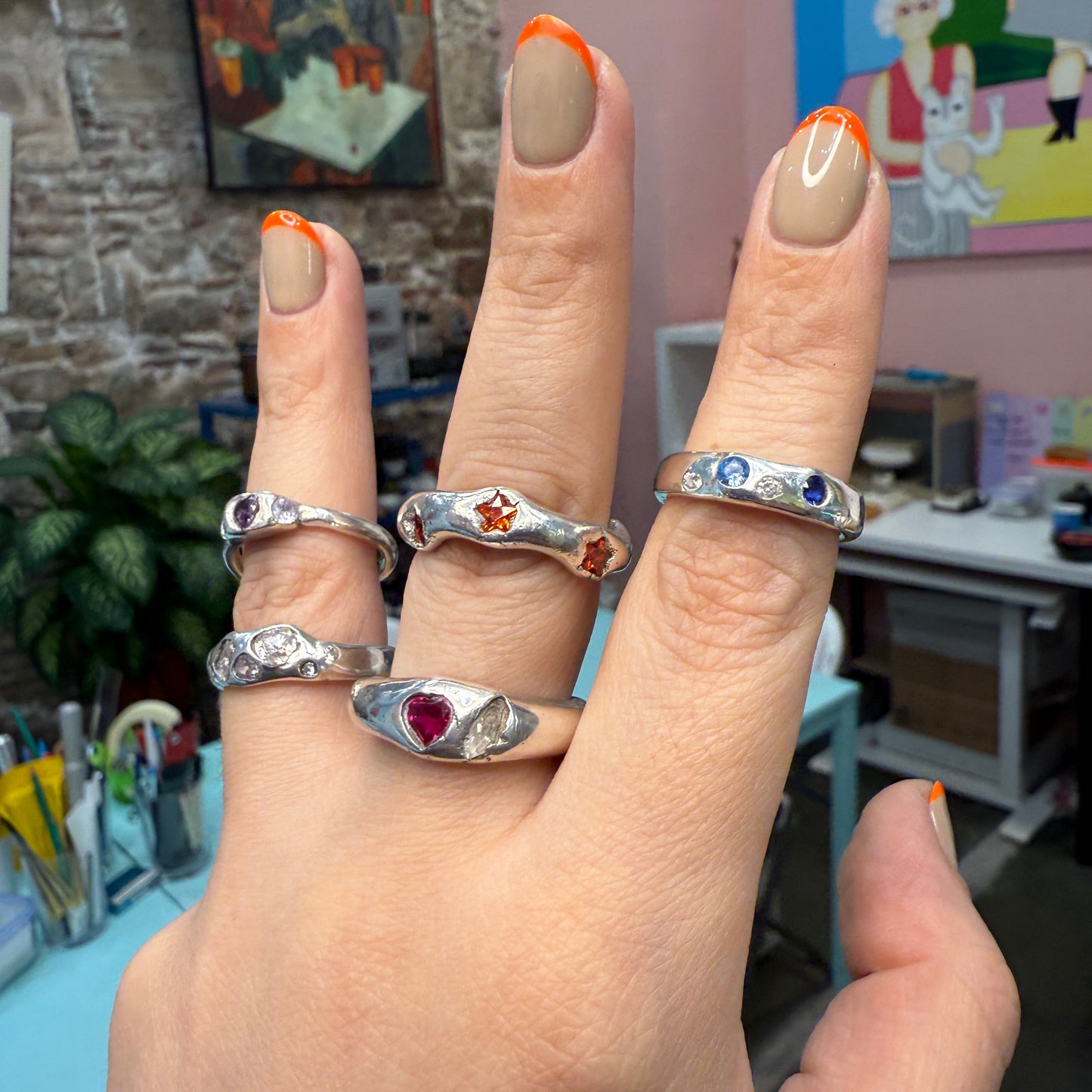 Haz tu propio anillo de metalclay