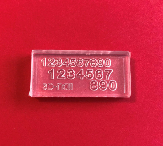 Numbers Mini Mold — Molde de Números