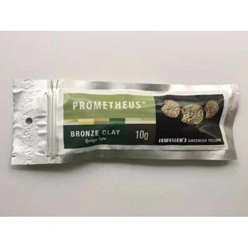 Prometheus® jeringa con pasta de Jewellers amarillo verdoso arcilla de bronce - 10 gramos (con 3 puntas)