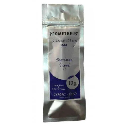 Prometheus® jeringa con pasta de arcilla de plata 999