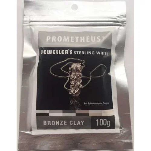 Prometheus® Jewellers arcilla de bronce blanca esterlina