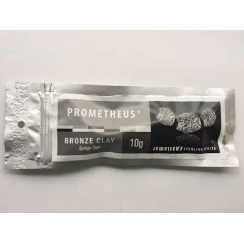Prometheus® jeringa con pasta de Jewellers arcilla de bronce blanca esterlina - 10 gramos (con 3 puntas)