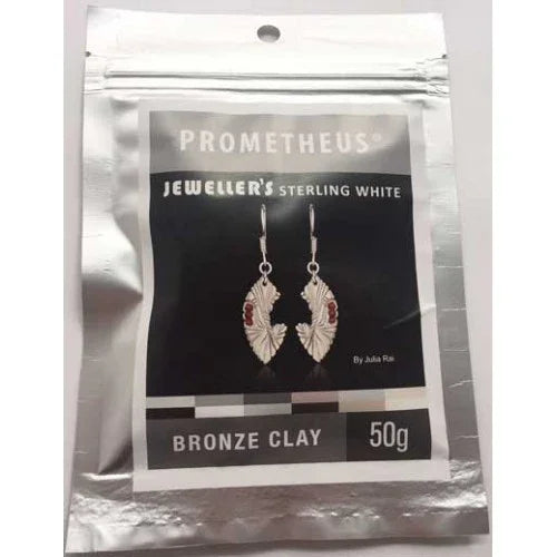 Prometheus® Jewellers arcilla de bronce blanca esterlina