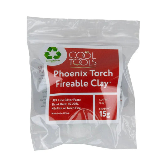 Phoenix Torch Fireable Clay™ arcilla de plata para sinterizar con soplete