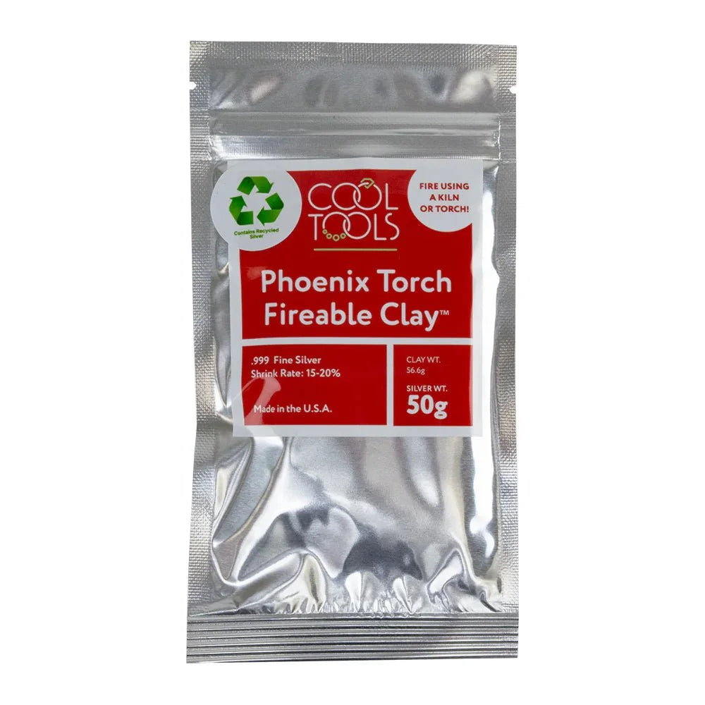 Phoenix Torch Fireable Clay™ arcilla de plata para sinterizar con soplete