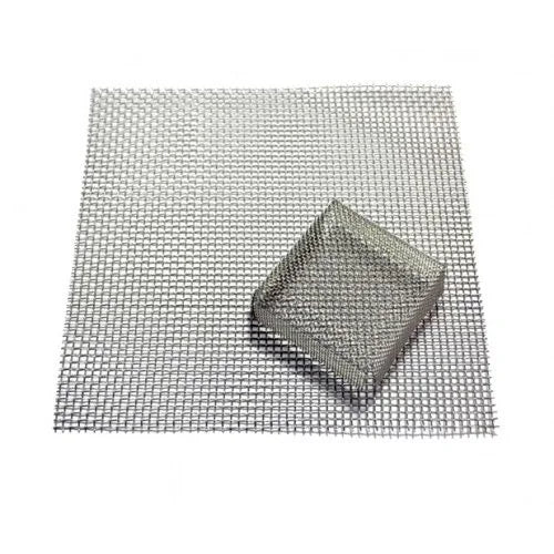 Red de acero inoxidable con protección para cocción en la estufa